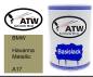 Preview: BMW, Havanna Metallic, A17: 500ml Lackdose, von ATW Autoteile West.